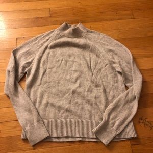 Everlane Gray mock neck sweater, XS